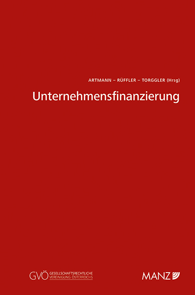 Artmann_ua_Unternehmensfinanzierung_GVOE_Schriftenreihe_Bd10_RZ_